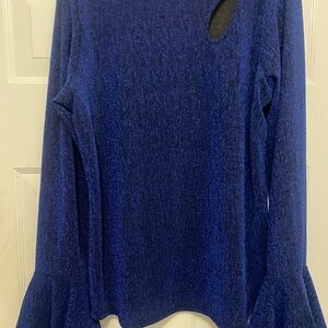 Ashley Stewart Blue Blouse
